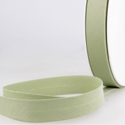 Schrägband blassgrün aus Baumwolle PES 20mm