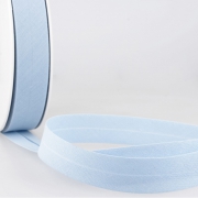 Schrägband hellblau aus Baumwolle PES 20mm
