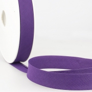Schrägband lila aus Baumwolle PES 20mm