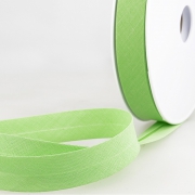 Schrägband hellgrün aus Baumwolle PES 20mm