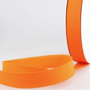 Schrgband orange aus Baumwolle PES 20mm