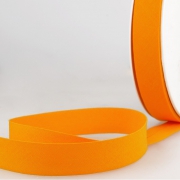Schrägband orange aus Baumwolle PES 20mm