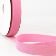 Schrgband pink aus Baumwolle PES 20mm