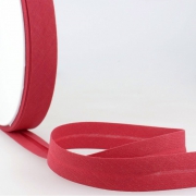 Schrägband rot aus Baumwolle PES 27mm
