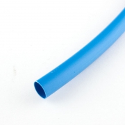 20cm Schrumpfschlauch Kordelende 6,4 auf 3,2mm blau
