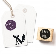 Stempel Du bist toll (rund)