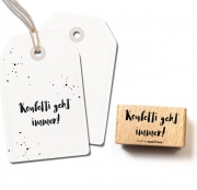 Stempel Konfetti geht immer
