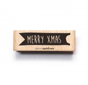 Stempel Merry Xmas 2 - Fhnchen