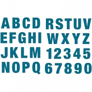 Rico Design - Paper Poetry Silikonstempel ABC Zahlen groß