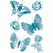 Rico Design - Paper Poetry Silikonstempel Schmetterlinge