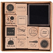 Rico Design - Paper Poetry Holzstempel Set Do it yourself
