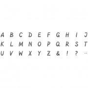 Stempel-Set Alphabet 30 Stk.
