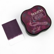 StazOn midi 6 x 6 cm Gothic purple