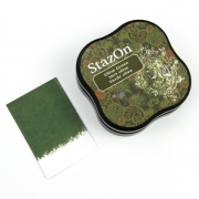 StazOn midi 6 x 6 cm Olive green