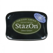Stempelkissen StazOn 8 x 5 cm olive green