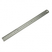 Lineal aus Metall 30cm cm/inch