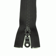 Reißverschluss 60cm schwarz teilbar