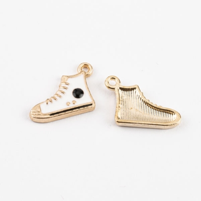 Anhänger Sneaker weiß 16 x 12 mm