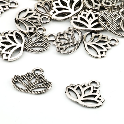 Anhänger Lotos 15 x 17 mm