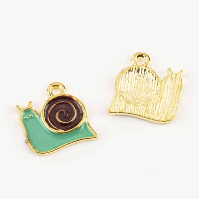 Anhänger Schnecke 15 x 15 mm