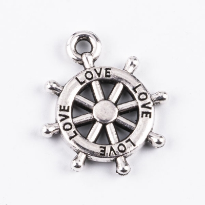 Anhänger Steuerrad 15 mm