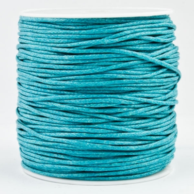 Baumwollkordel gewachst 1,5mm türkis
