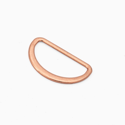 D-Ring 25mm flach rosegold