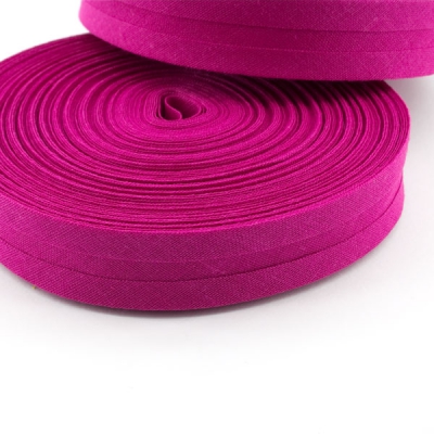 Schrgband pink aus Baumwolle 20mm