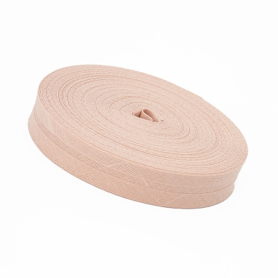 Schrägband zartrosa aus Baumwolle 20mm