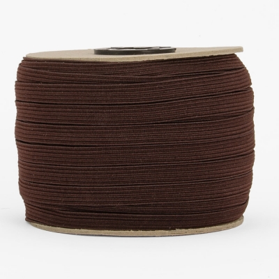 Gummiband Flachgummi 7,5mm dunkelbraun