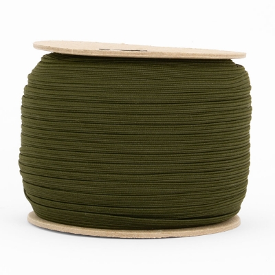Gummiband Flachgummi 7,5mm oliv