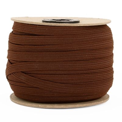 Gummiband Flachgummi 7,5mm schoko