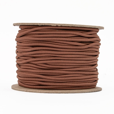 Gummikordel 3mm hellbraun
