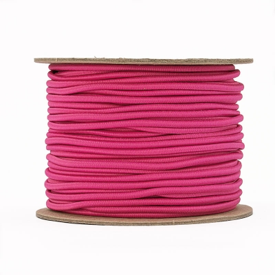 Gummikordel 3mm pink