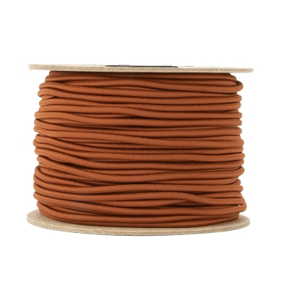 Gummikordel 3mm bernsteinbraun