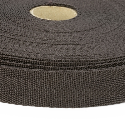 Gurtband Polypropylen 25mm schwarzbraun
