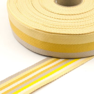 Taschengurt 40mm doubleface gelb