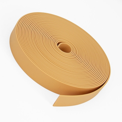 DogStrap - beschichtetes Gurtband 20mm hellbraun