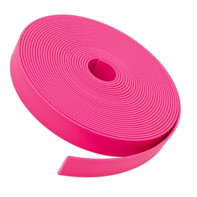 DogStrap - beschichtetes Gurtband 16mm neon pink