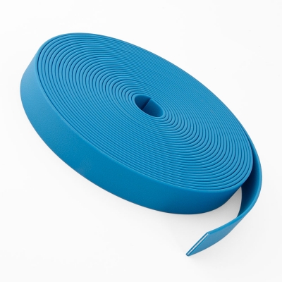 DogStrap - beschichtetes Gurtband 16mm hellblau