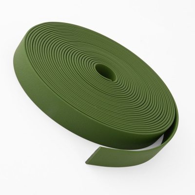 DogStrap - beschichtetes Gurtband 16mm moosgrün