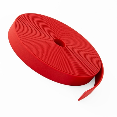 DogStrap - beschichtetes Gurtband 16mm rot