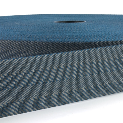 Taschengurt Grtelband premium 40mm Fischgrt dunkelblau/dunkelblau uni