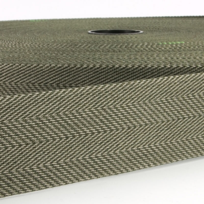 Taschengurt Gürtelband premium 40mm Fischgrat oliv/oliv uni