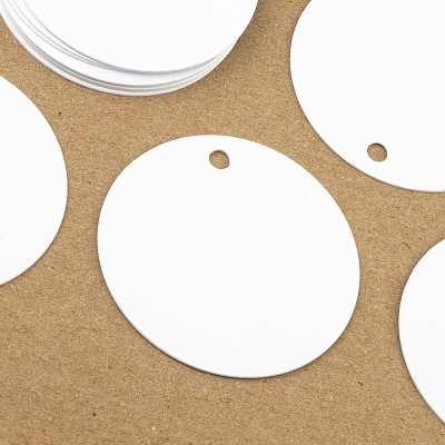 Geschenkanhnger aus Gmund La Vie Recyclee neige rund 45 mm