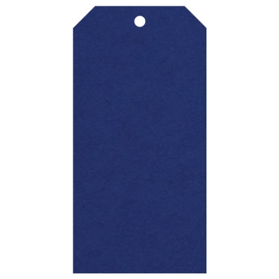 Geschenkanhnger aus Karton extra gro 60x120 mm knigsblau