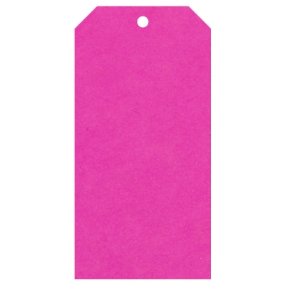Geschenkanhnger aus Karton extra gro 60x120 mm pink