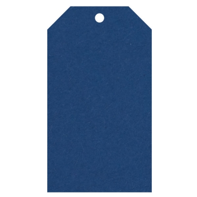 Geschenkanhnger aus Karton 45x80 mm dunkelblau