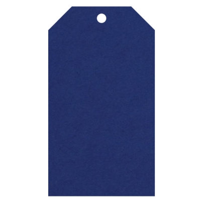Geschenkanhnger aus Karton 45x80 mm knigsblau