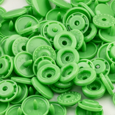 25 Kam Snaps Druckknöpfe grasgrün 14 12,4mm